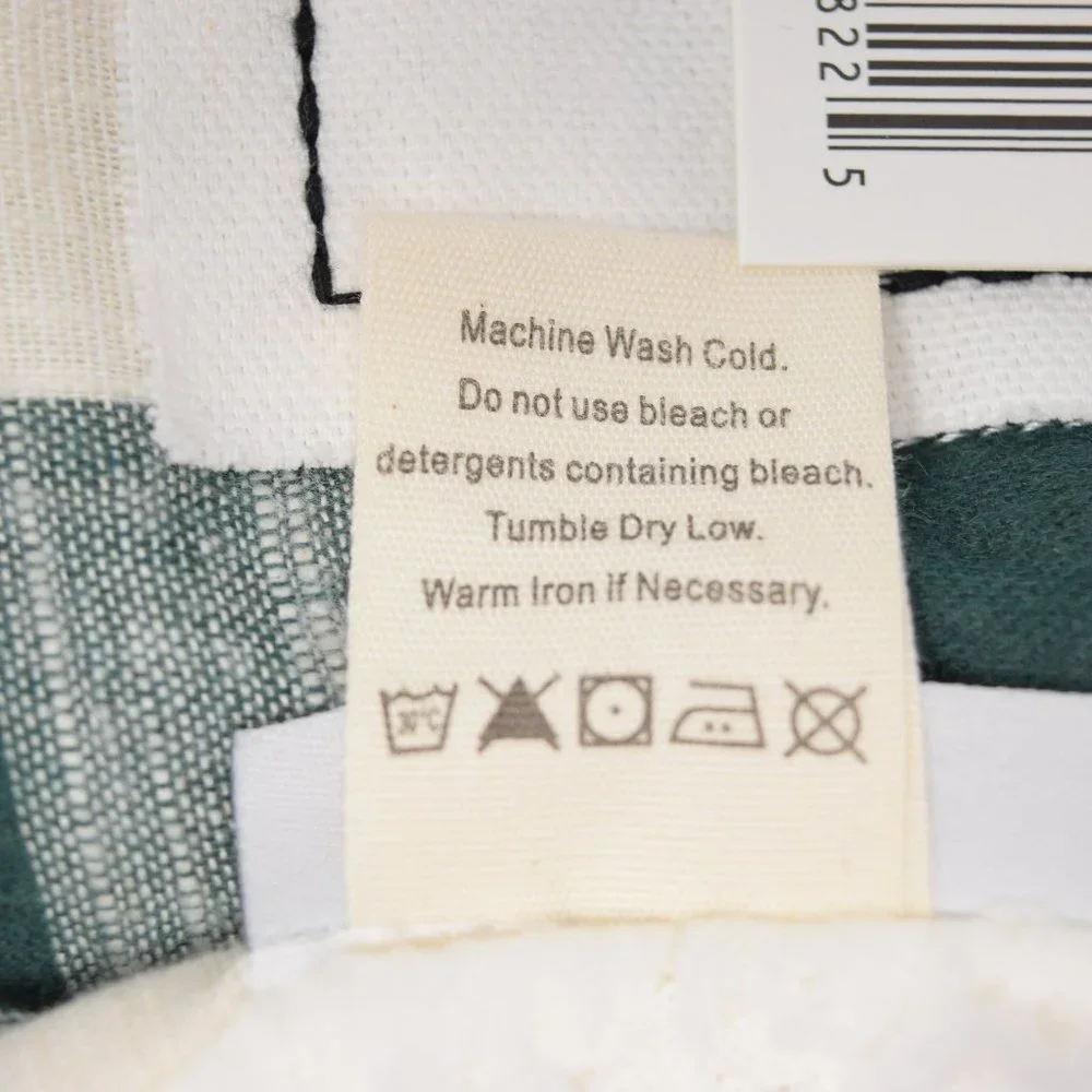 Rae Dunn Making Spirits Bright Throw Buffalo Check Sherpa Blanket New Green